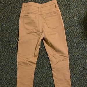 Rose gold jeggings